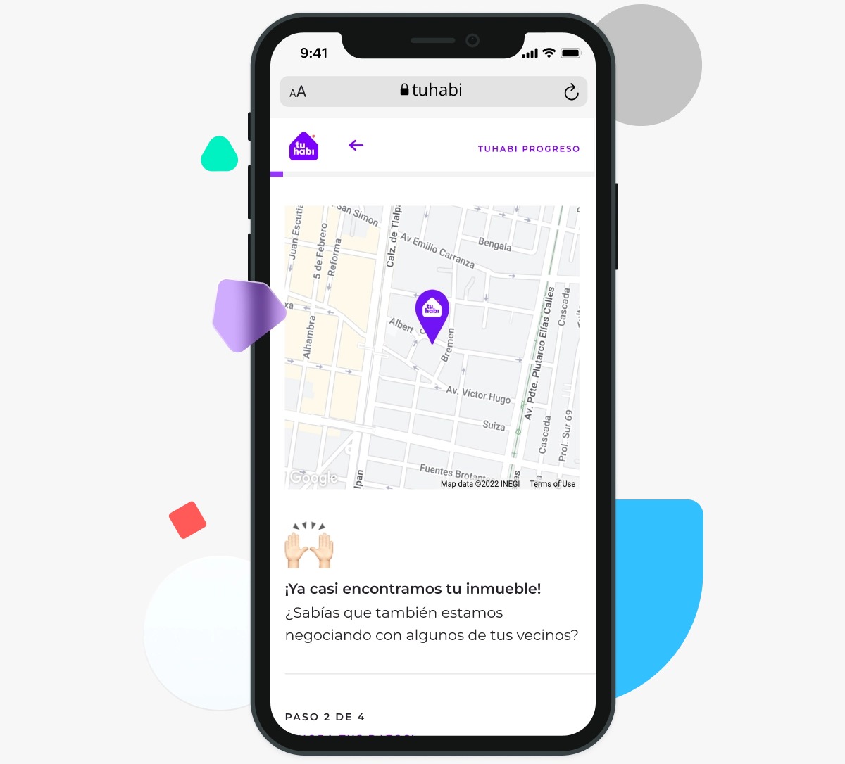 Estás a 4 pasos de comenzar esta historia en Tuhabi
